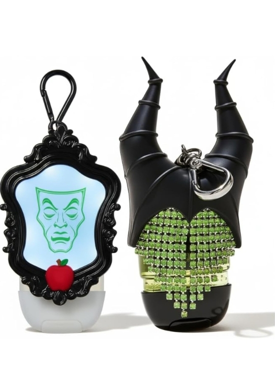 Disney Accessories - Disney Maleficent & Evil Queen Pocketbac Holder Ketchain Set